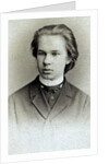 Portrait of the Composer Sergei Ivanovich Taneyev as student of the Conservatory, 1870s by Anonymous