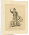 John Braham as Prince Orlando, 1828 by Anonymous