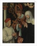 Gabriel of Eyb, Bishop of Eichstätt, with Saints Willibald and Walburga, 1520 by Anonymous