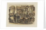 Scene at the Stock Exchange, New York In 1850, 1870s by Anonymous