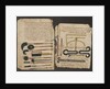 Surgical instruments. Manuscript of Al-Tasrif (The Method of Medicine) by Abulcasis, ca 1213-1223 by Anonymous