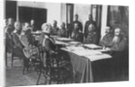 Meeting at the Headquarters (Stavka) of the Commander-in-chief of the Russian Imperial Army in Mogil by Anonymous