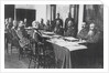 Meeting at the Headquarters (Stavka) of the Commander-in-chief of the Russian Imperial Army in Mogil by Anonymous