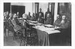 Meeting at the Headquarters (Stavka) of the Commander-in-chief of the Russian Imperial Army in Mogil by Anonymous