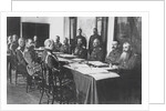 Meeting at the Headquarters (Stavka) of the Commander-in-chief of the Russian Imperial Army in Mogil by Anonymous