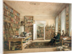 Alexander von Humboldt at his Library, 1856 by Anonymous