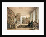 Alexander von Humboldt at his Library, 1856 by Anonymous