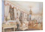 Interior with a child playing with a dog, 1846 by Anonymous