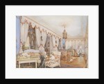 Interior with a child playing with a dog, 1846 by Anonymous
