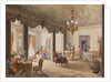 Drawing Room of Empress Alexandra Feodorovna at the Villa Butera near Palermo, 1846 by Anonymous