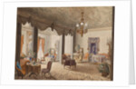 Drawing Room of Empress Alexandra Feodorovna at the Villa Butera near Palermo, 1846 by Anonymous