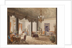 Drawing Room of Empress Alexandra Feodorovna at the Villa Butera near Palermo, 1846 by Anonymous