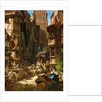 Arrival of the Stagecoach, ca 1859 by Anonymous