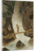 Girl Crossing a Mountain Torrent, 1880-1882 by Anonymous