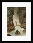 Girl Crossing a Mountain Torrent, 1880-1882 by Anonymous