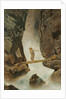 Girl Crossing a Mountain Torrent, 1880-1882 by Anonymous