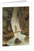 Girl Crossing a Mountain Torrent, 1880-1882 by Anonymous