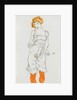 Woman in Underclothes and Stockings (Wally Neuzil), 1913 by Anonymous