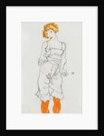 Woman in Underclothes and Stockings (Wally Neuzil), 1913 by Anonymous
