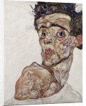 Self-Portrait with Raised Bare Shoulder, 1912 by Anonymous