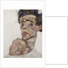 Self-Portrait with Raised Bare Shoulder, 1912 by Anonymous