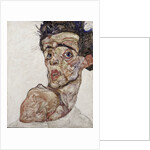 Self-Portrait with Raised Bare Shoulder, 1912 by Anonymous