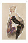 Girl with Crossed Legs, 1911 by Anonymous