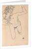 Laying (Falling) Woman with Long Hair, 1917 by Anonymous