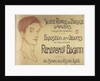 Self-portrait. Poster for Rembrandt Bugattis Antwerp Exposition, c. 1910 by Anonymous