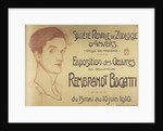 Self-portrait. Poster for Rembrandt Bugattis Antwerp Exposition, c. 1910 by Anonymous