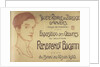 Self-portrait. Poster for Rembrandt Bugattis Antwerp Exposition, c. 1910 by Anonymous