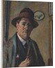 Self-Portrait with a pipe by Anonymous