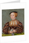 Portrait of Elizabeth of Austria, Queen of Poland, c. 1565 by Anonymous