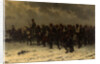 Russian Cavalry and Infantry Escorting Ottoman Prisoners, c. 1916 by Anonymous