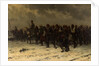 Russian Cavalry and Infantry Escorting Ottoman Prisoners, c. 1916 by Anonymous
