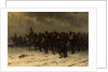 Russian Cavalry and Infantry Escorting Ottoman Prisoners, c. 1916 by Anonymous