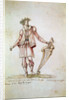Portrait of Jacopo Peri. Costume design of Arion in the 5th Intermedio of La Pellegrina, by Anonymous