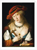 Portrait of a Venetian Jewish lady with the attributes of Jael, c. 1500 by Anonymous