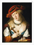 Portrait of a Venetian Jewish lady with the attributes of Jael, c. 1500 by Anonymous