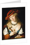 Portrait of a Venetian Jewish lady with the attributes of Jael, c. 1500 by Anonymous