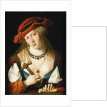 Portrait of a Venetian Jewish lady with the attributes of Jael, c. 1500 by Anonymous