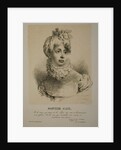Portrait of the singer and composer Edmée Sophie Gail, 1819 by Anonymous