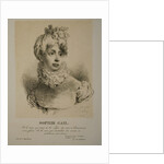 Portrait of the singer and composer Edmée Sophie Gail, 1819 by Anonymous