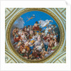 The Olympus. Ceiling tondo in the Sala dellIliade in the Palazzo Pitti, 1819-1825 by Anonymous