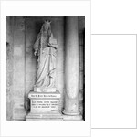 Statue of Anne of Kiev (Anna Jaroslawna) at the Royal Abbey of St. Vincent in Senlis by Anonymous