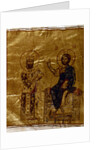 Alexius I Comnenus before Christ, 12th century by Anonymous