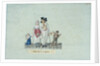 Family going to the tavern, c. 1793 by Anonymous