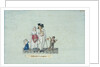 Family going to the tavern, c. 1793 by Anonymous