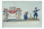Model of the Bastille. Oath of Children, c. 1793 by Anonymous