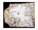 Nautical chart, 1558 by Anonymous